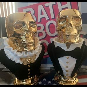 Gentleman and Madame Pedestal candle holders
